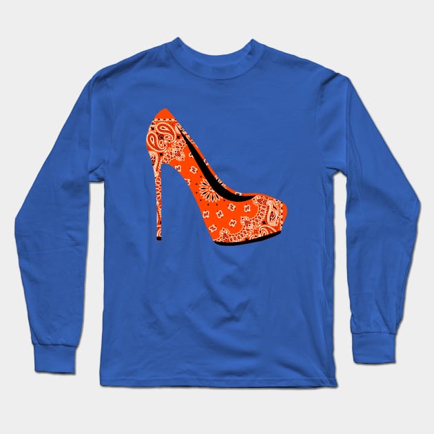 High Heels Long Sleeve T-Shirt by Mako Design 